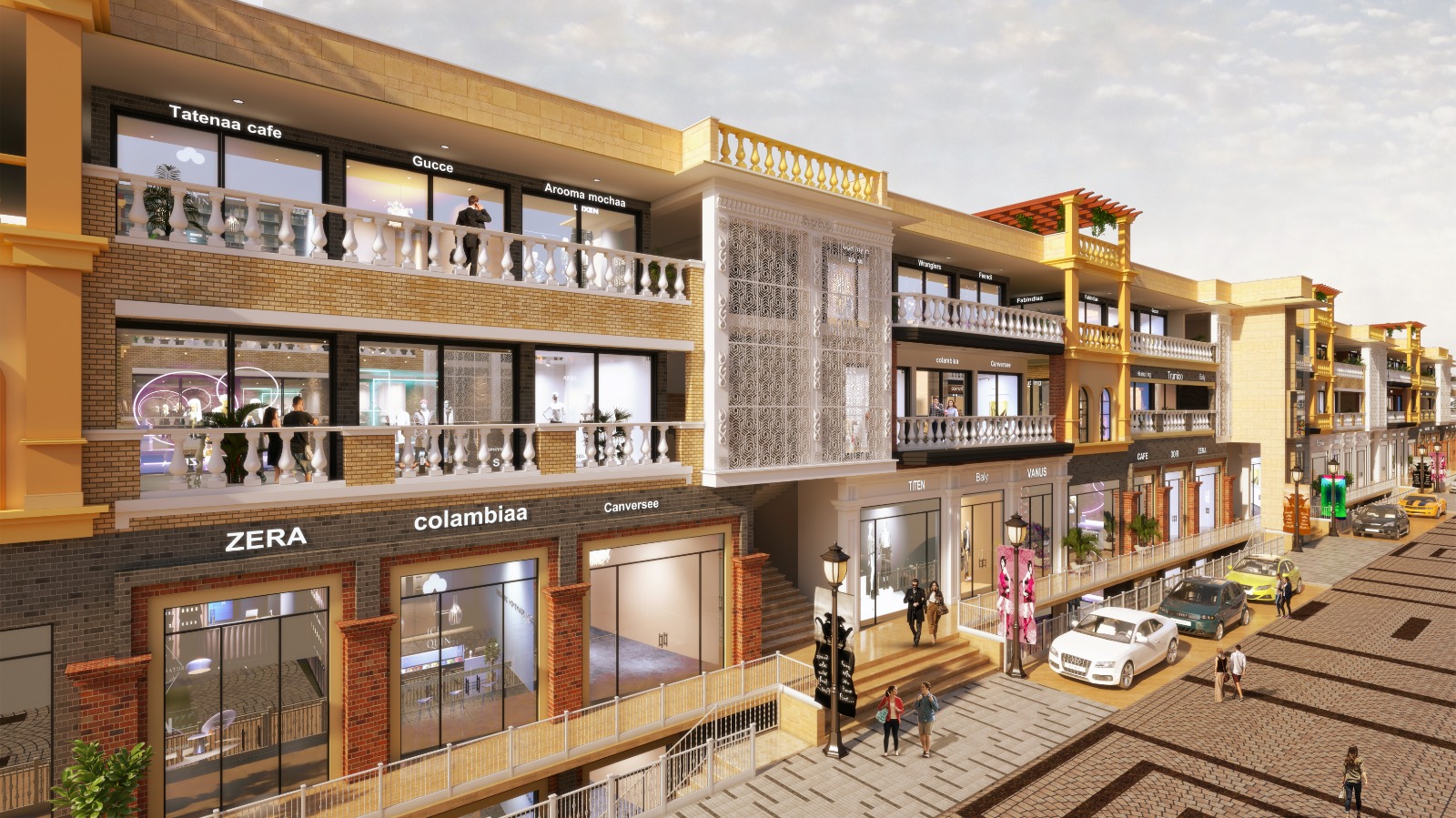 VeWe podium — brochure render